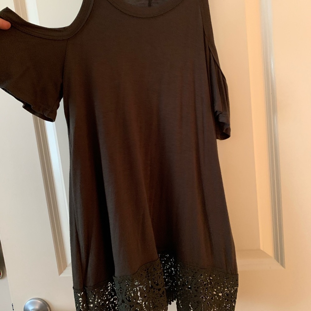 Charlotte Russe Cold Shoulder Shirt